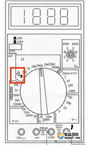 消防電工萬(wàn)用表使用——不只有通斷檔
