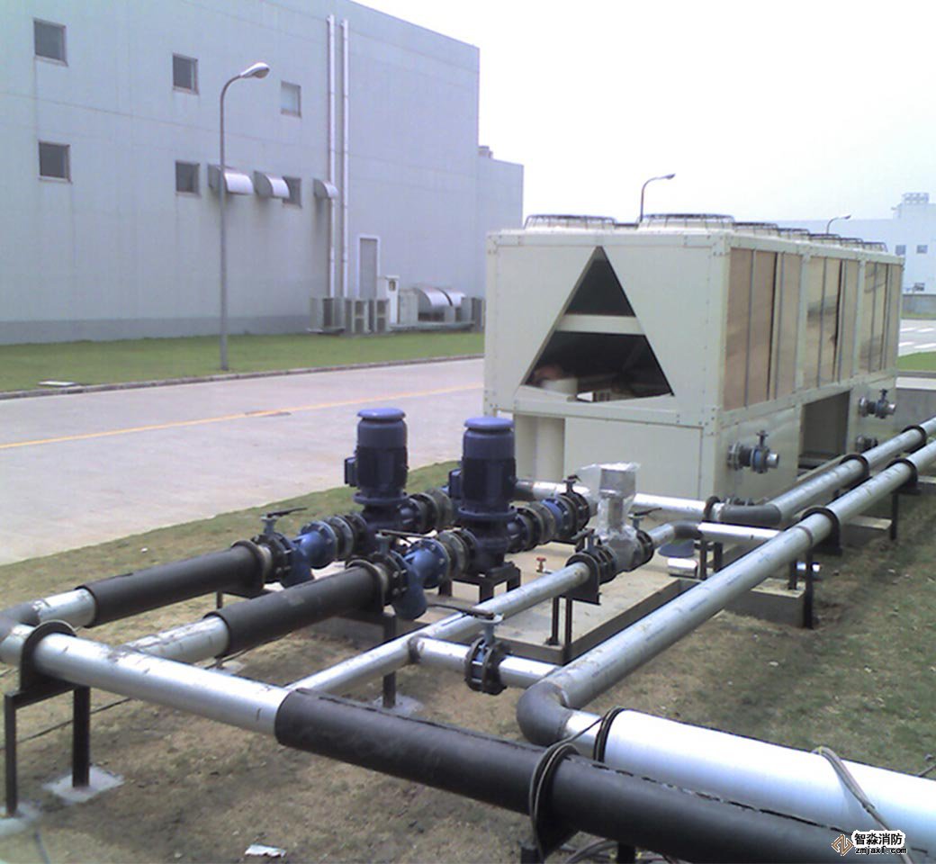 水管主機施工現(xiàn)場