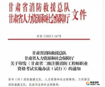 二消有消息了！消防安全管理人，可申請二級注